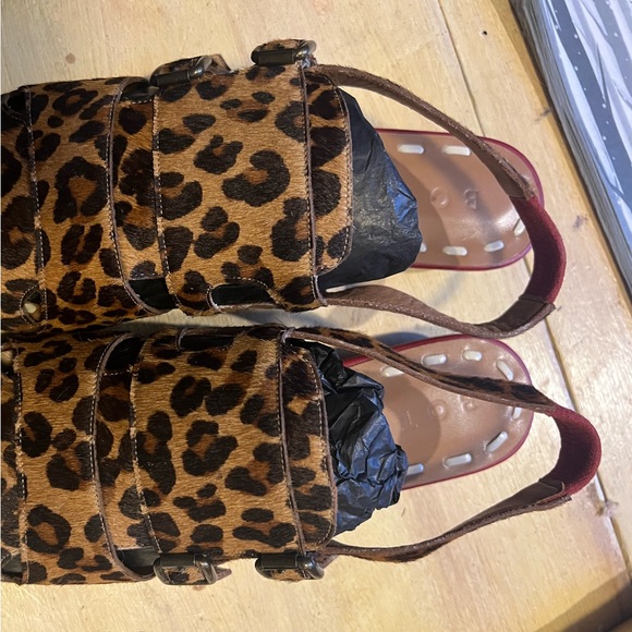 Botti of Portugal- Elis Leopard Flat Sandal - Sz. 40 - New - Picture 11 of 14